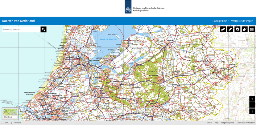 Soldaat regeling operator Kaartviewer Kaarten van Nederland gelanceerd | Nieuwsbericht |  Geobasisregistraties
